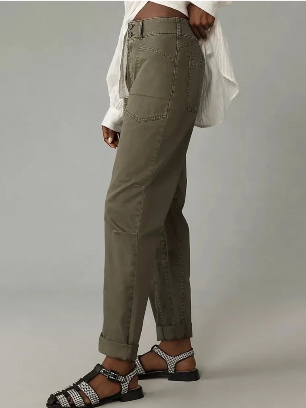 Anthropologie X Pilcro the wanderer mid rise, relaxed leg pants
